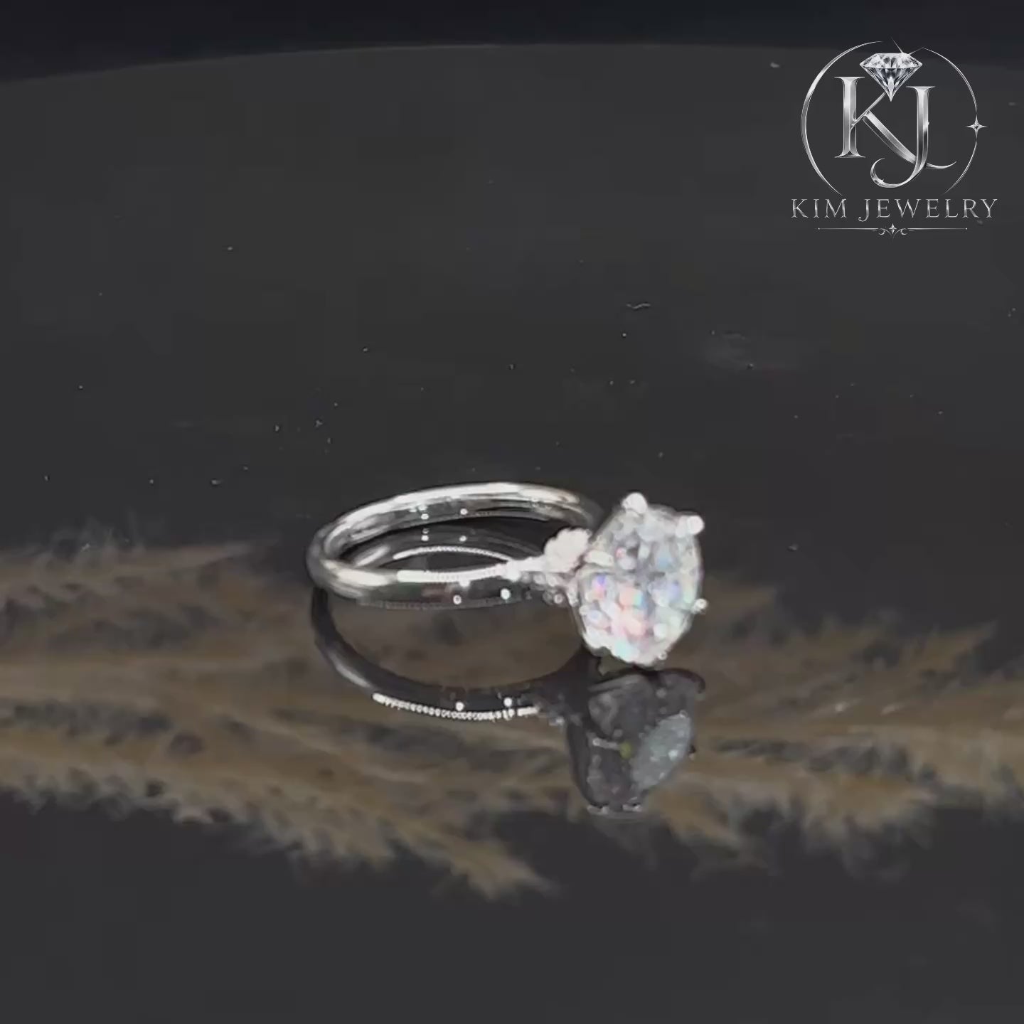 Round Moissanite Solitaire Ring 1CT | 2CT | 3CT
